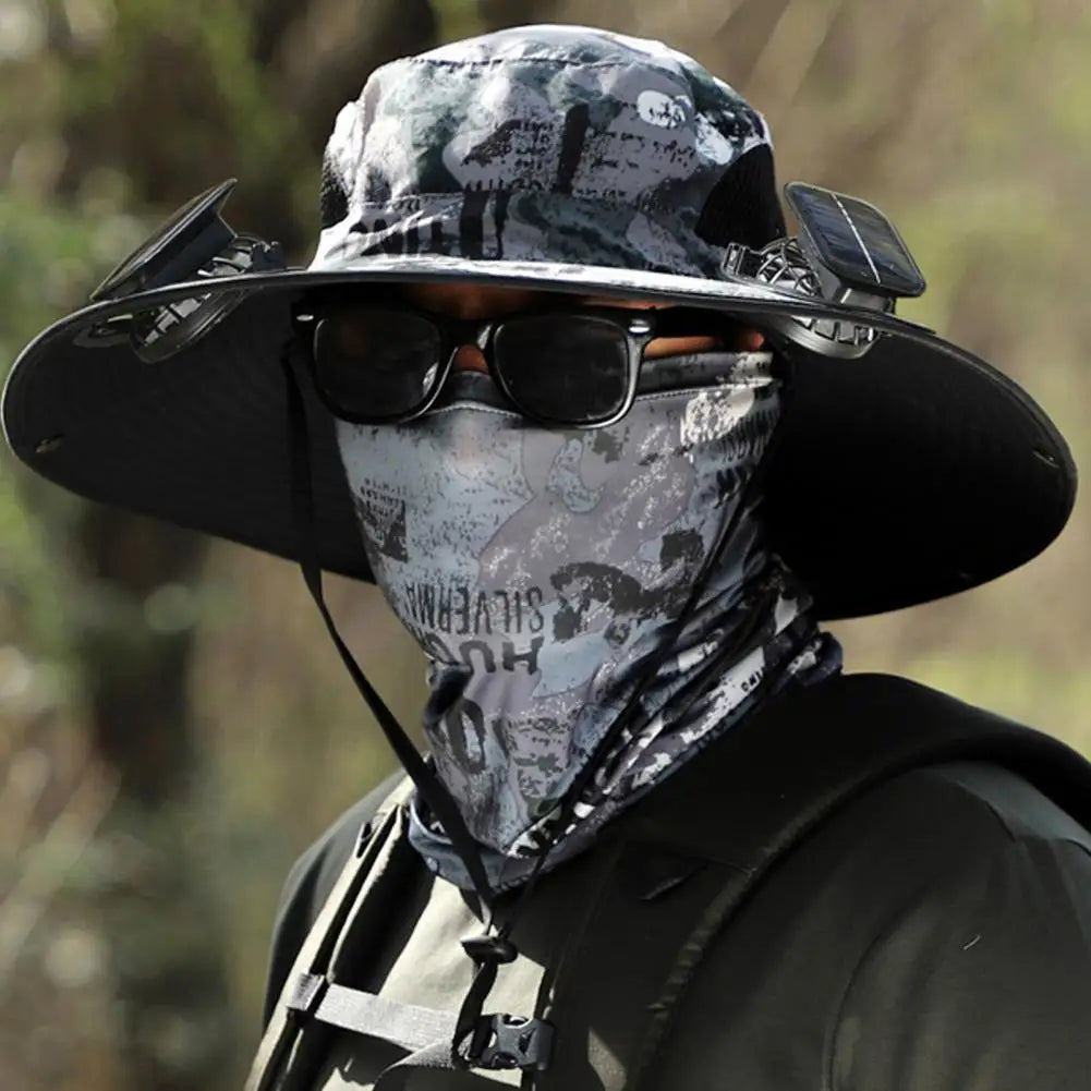 Ultralight Solar Fan Sun Hat
