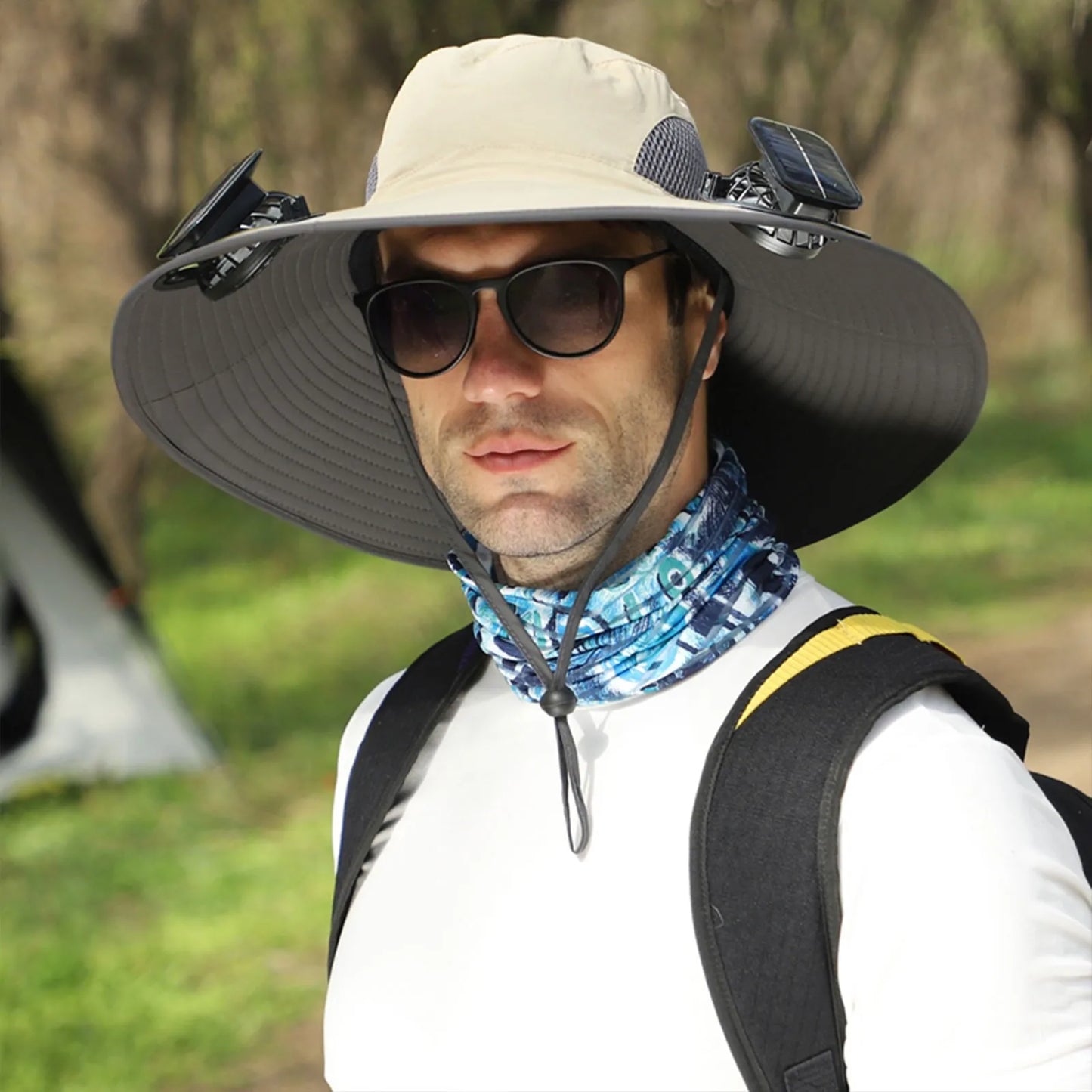 Ultralight Solar Fan Sun Hat