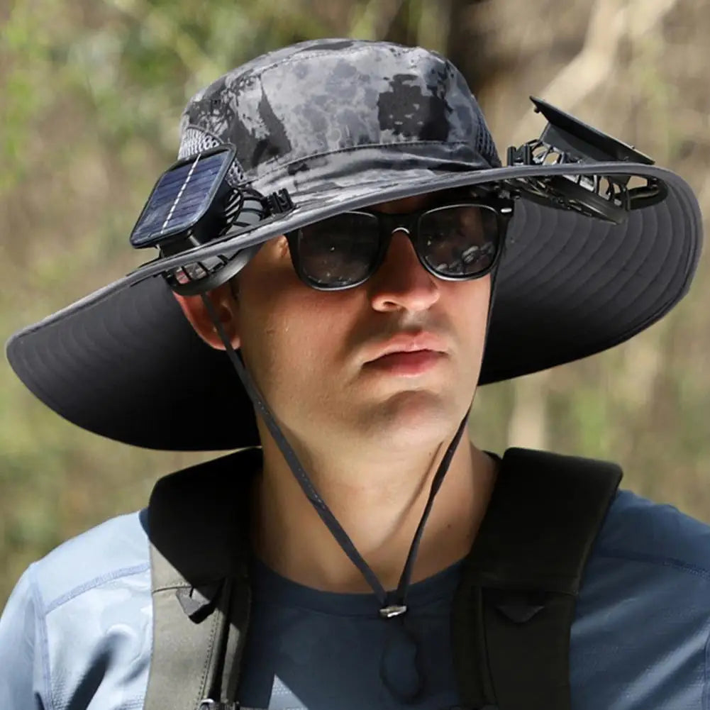 Ultralight Solar Fan Sun Hat