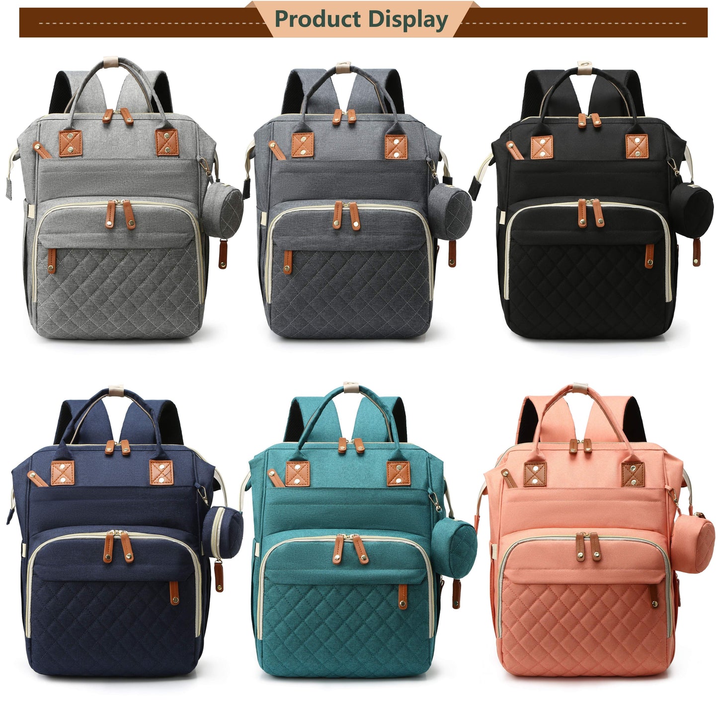 Multifunctional Travel Backpack/Diaper Bag