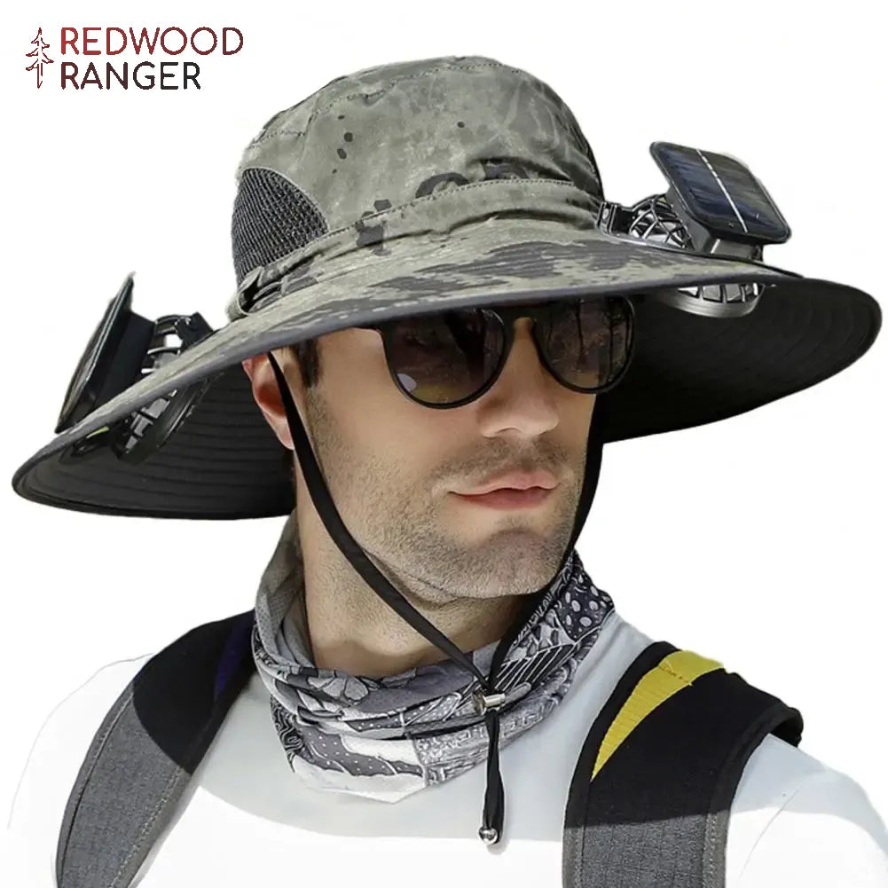 Ultralight Solar Fan Sun Hat