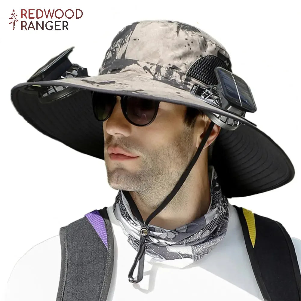 Ultralight Solar Fan Sun Hat