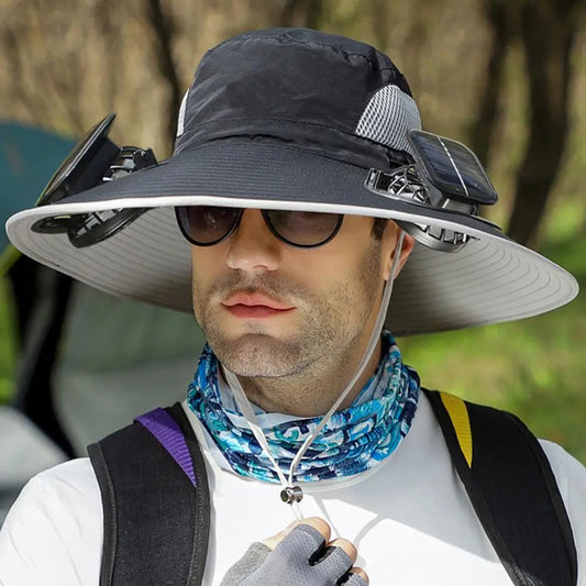 Ultralight Solar Fan Sun Hat