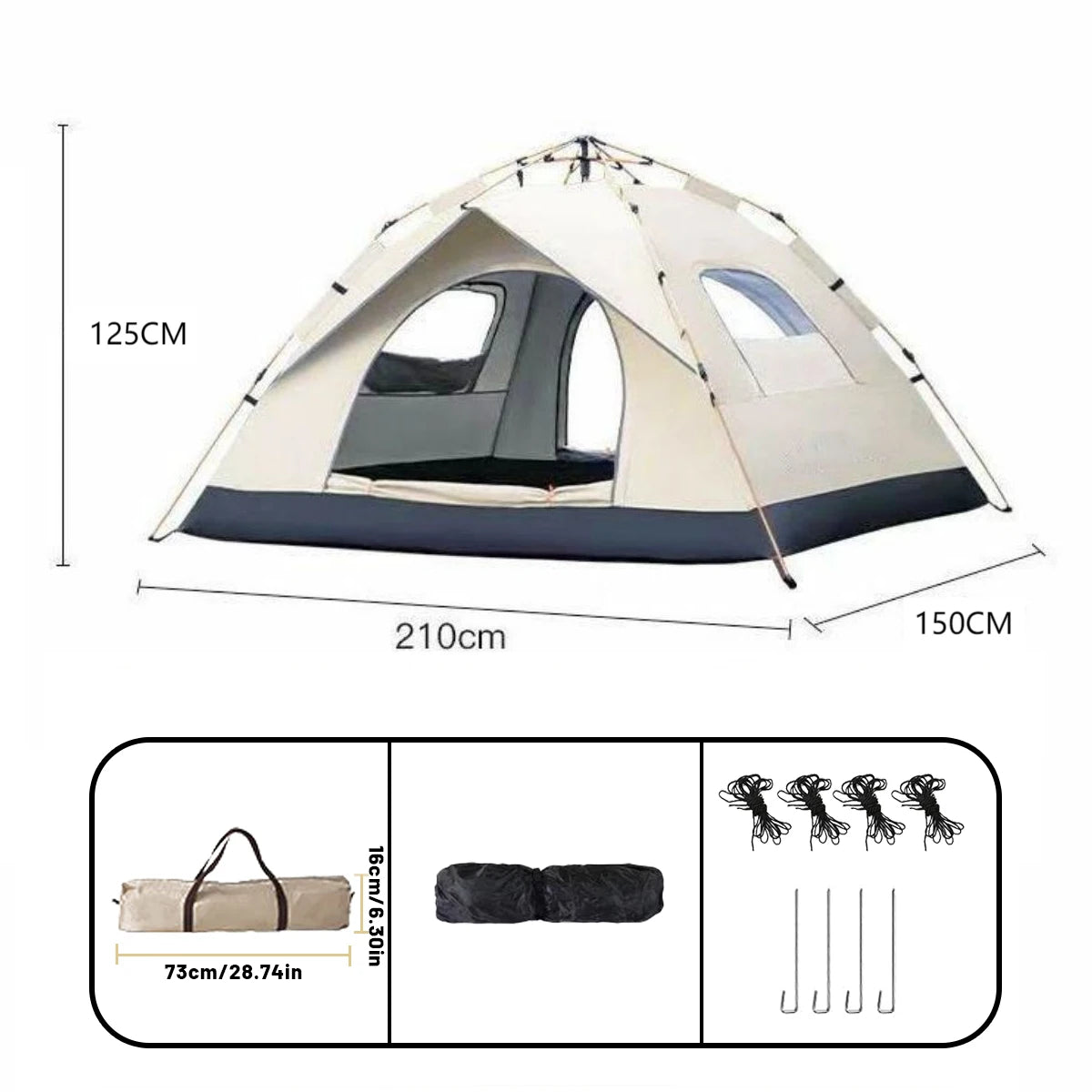 Auto Quick-Open Tent
