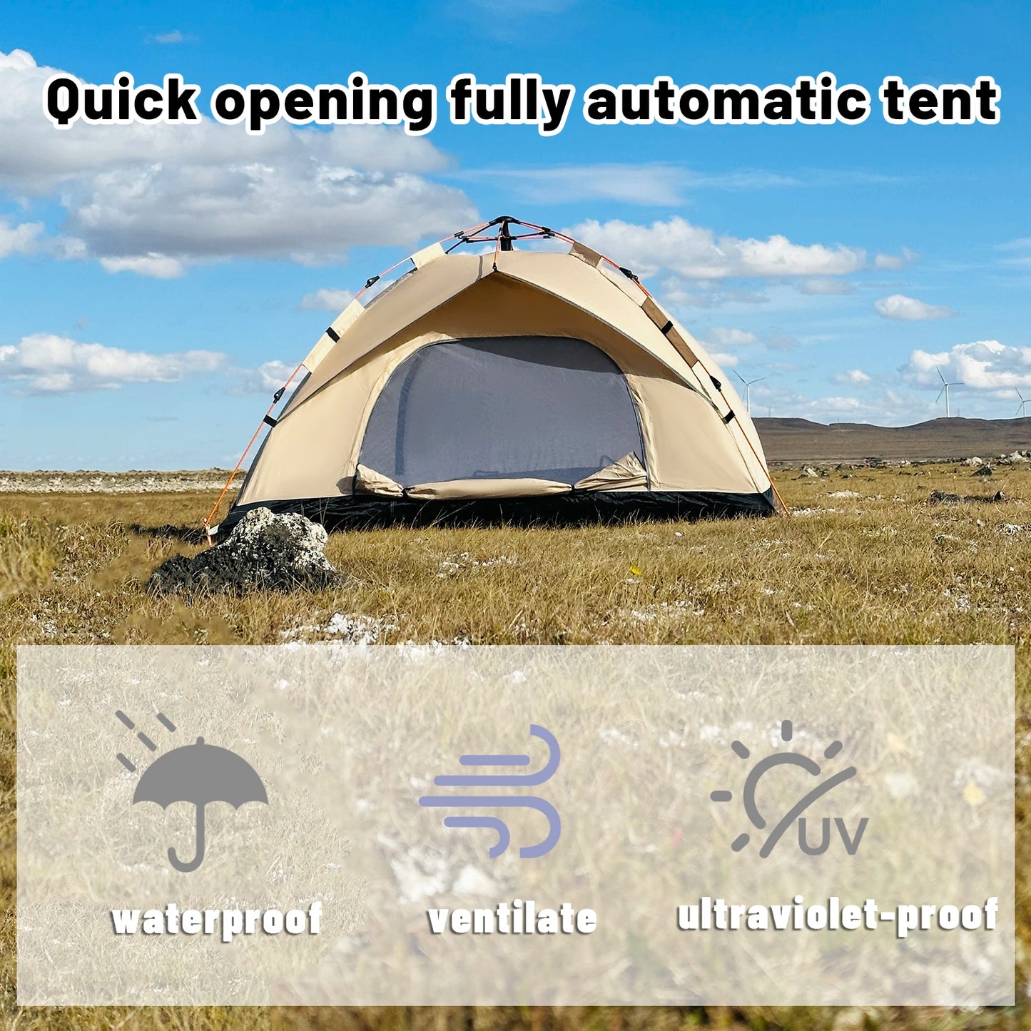 Auto Quick-Open Tent
