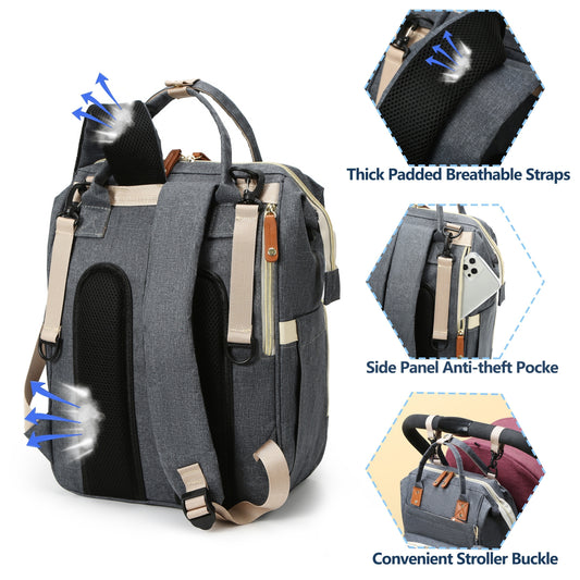 Multifunctional Travel Backpack/Diaper Bag